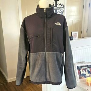 Very Lightly Worn - THE NORTH FACE - Mens Grey Denali Fleece Jacket - Size M/L